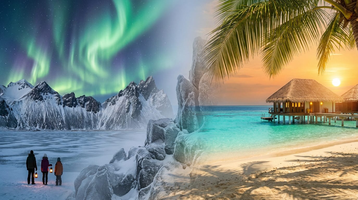 Où partir en février ? De l'aventure en Laponie au grand luxe aux Maldives, explorez nos 6 idées de voyage. Trouvez votre destination idéale