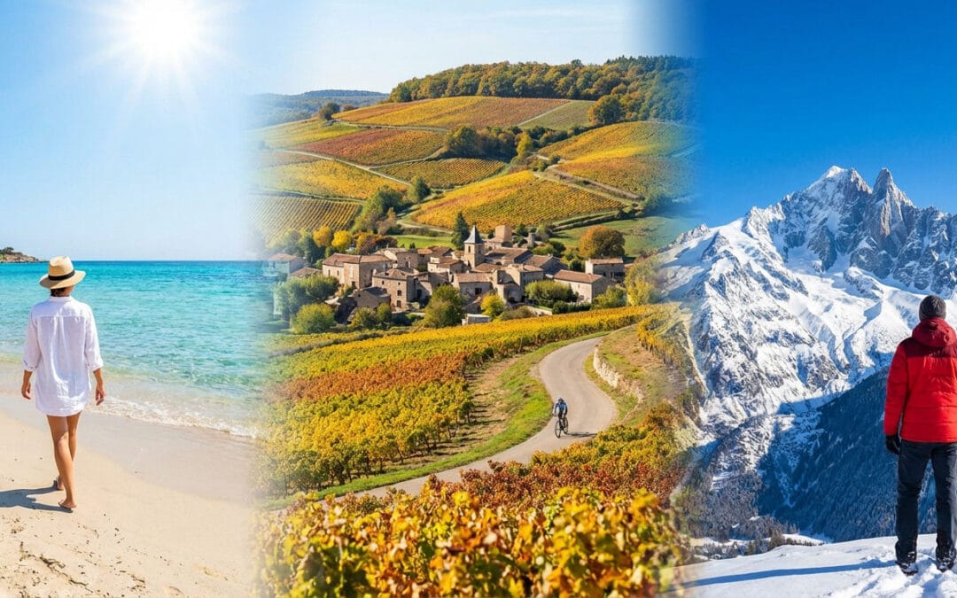 Dans quelle région de France partir en vacances ? Comparatif selon les saisons