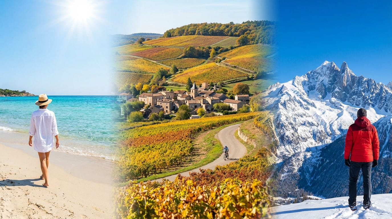 Dans quelle région de France partir en vacances ? Comparatif selon les saisons