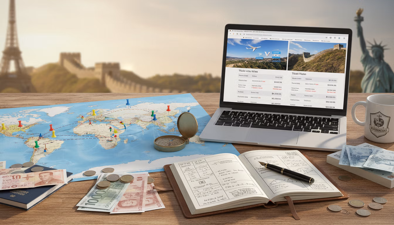 Autour du monde tarif : guide complet pour planifier votre voyage au meilleur prix découvrez notre guide complet pour planifier votre voyage autour du monde au meilleur prix. astuces, tarifs et conseils pour un voyage inoubliable et économique.
