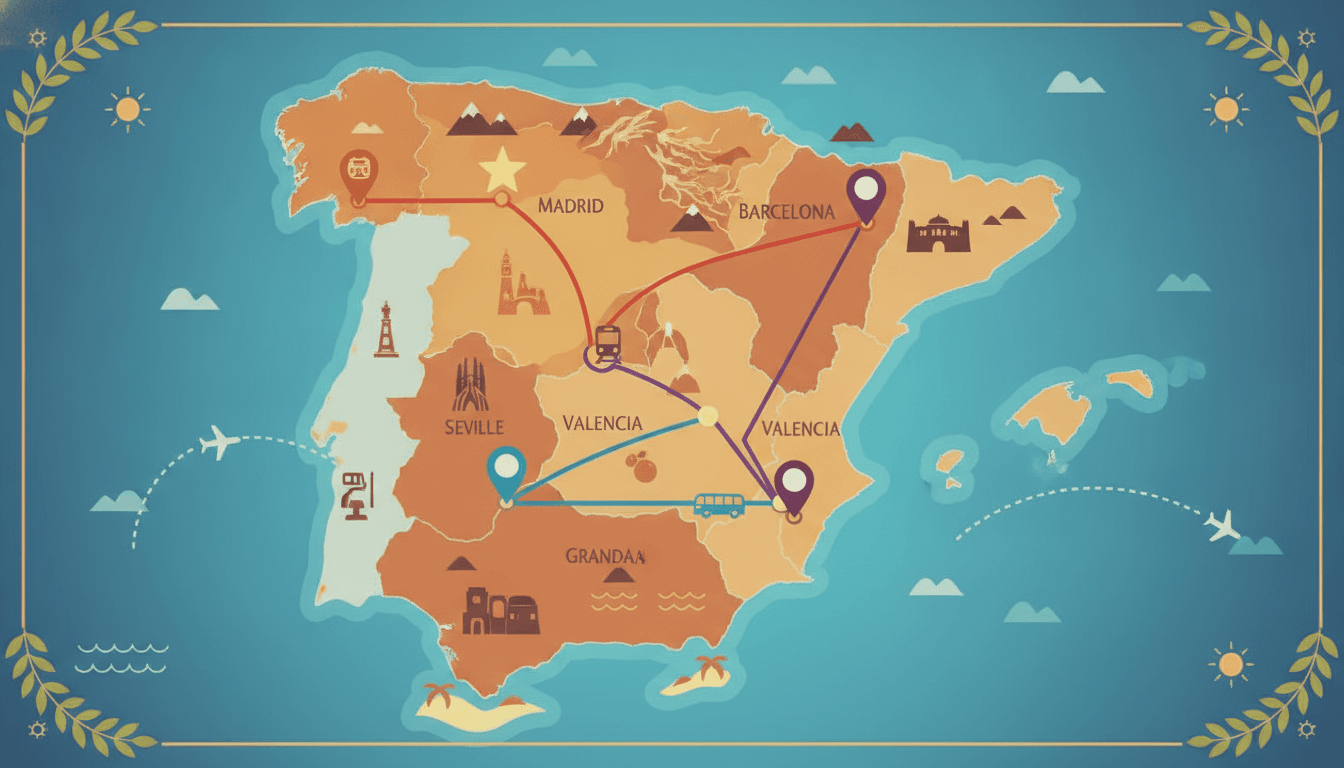 découvrez comment planifier facilement votre voyage en espagne avec notre carte détaillée. organisez votre itinéraire, trouvez les meilleures destinations et préparez votre aventure en toute sérénité.
