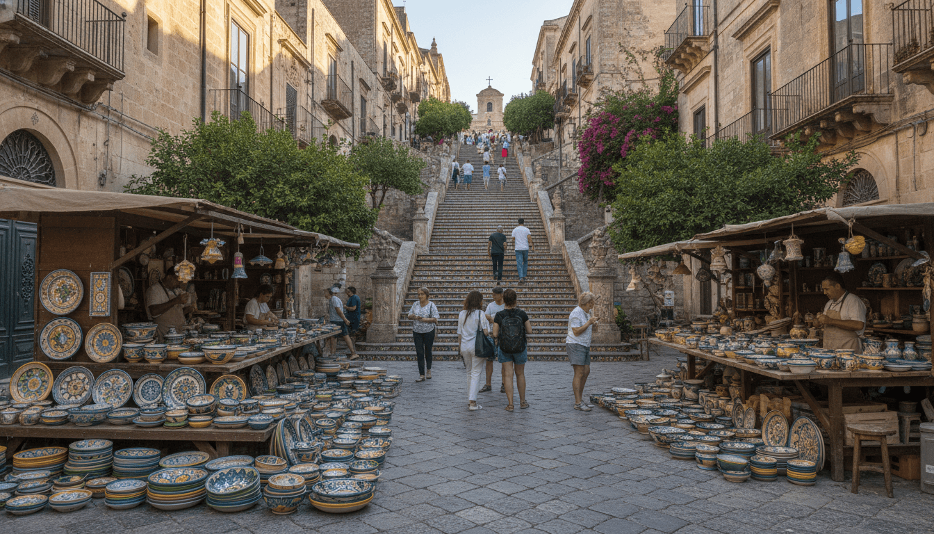 Découvrir caltagirone : histoire, artisanat et attractions incontournables explorez caltagirone, découvrez son histoire riche, son artisanat traditionnel unique et ses attractions incontournables pour un voyage inoubliable en sicile.