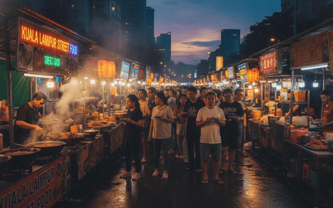 Découvrir la street food incontournable de jalan alor à kuala lumpur