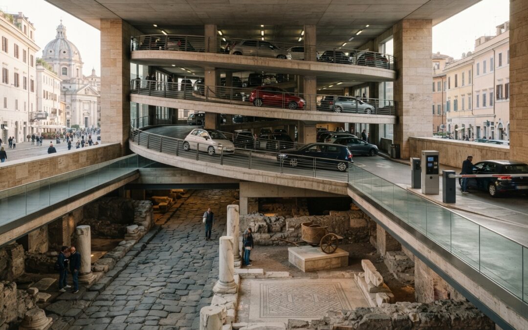 Découvrir l&rsquo;histoire et le fonctionnement des parking romains