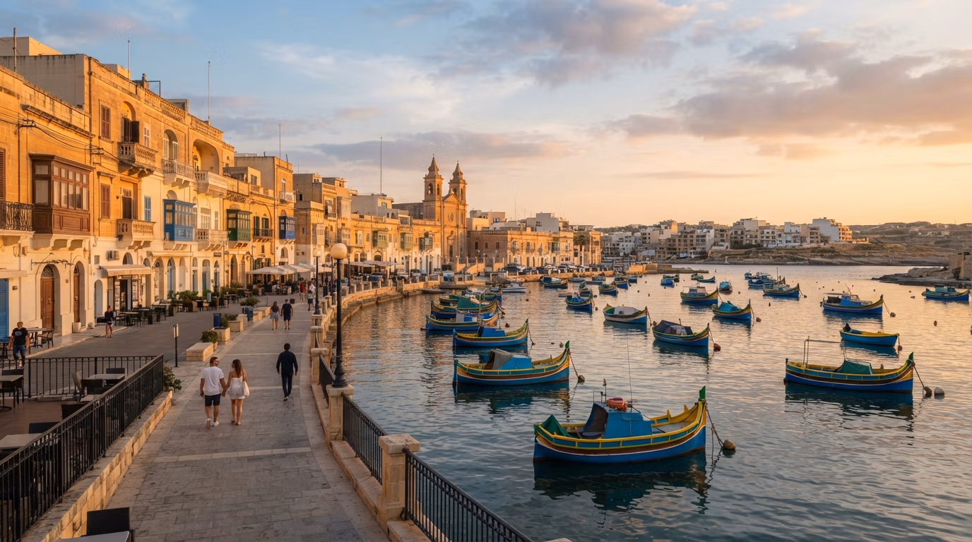 explorez marsaskala, charmant village côtier de malte : plages, criques, bonnes adresses et conseils pratiques pour préparer votre visite.