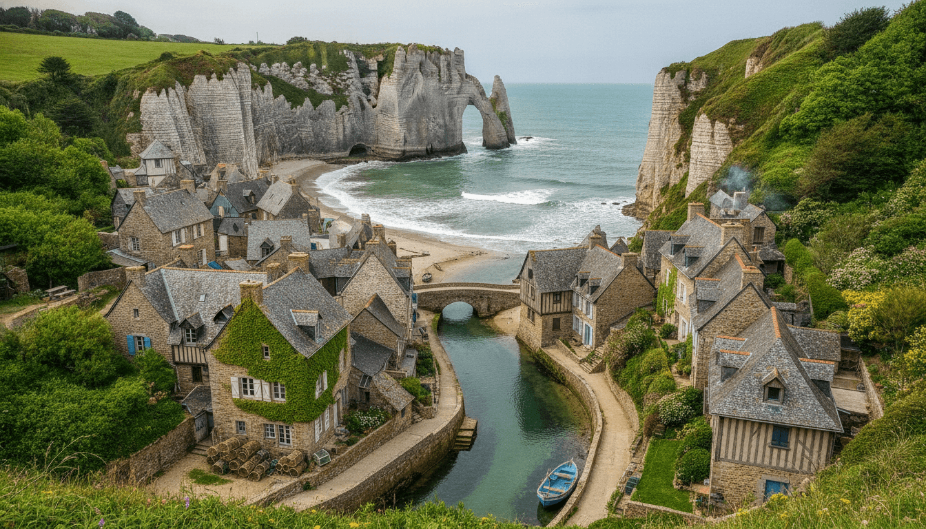 explorez veules-les-roses : découvrez son histoire fascinante, ses paysages pittoresques et nos bonnes adresses pour un séjour inoubliable.