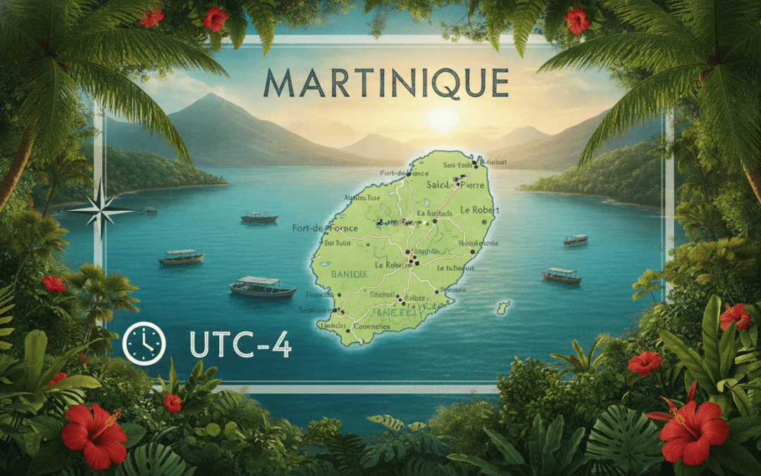 Quelle heure est-il en martinique et comment la calculer facilement