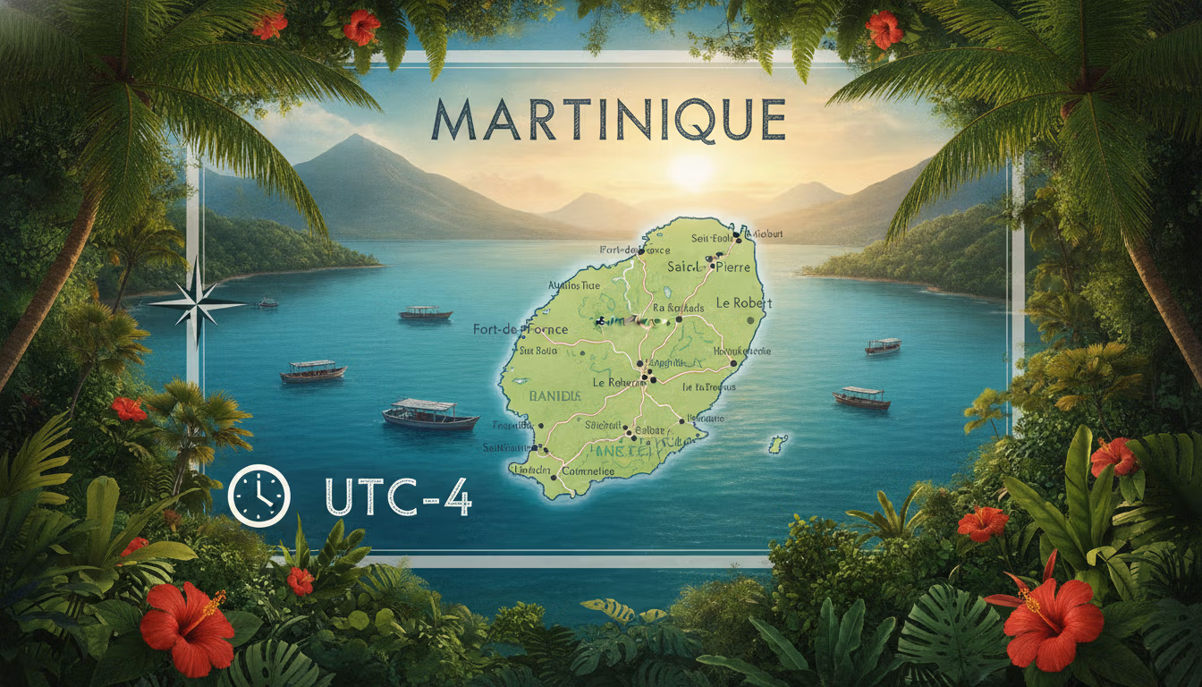découvrez l'heure actuelle en martinique et apprenez comment la calculer facilement grâce à nos conseils pratiques et rapides.