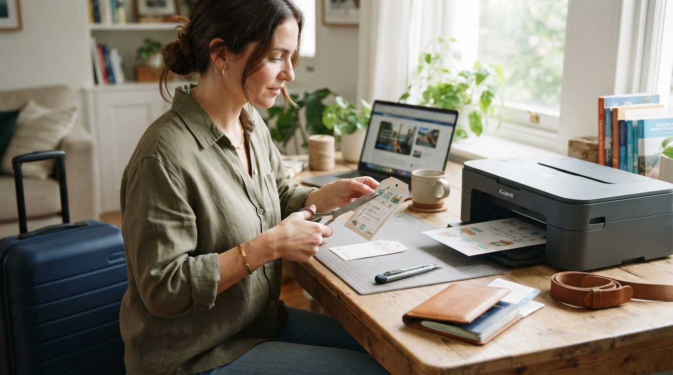 créez facilement une étiquette de valise personnalisée et prête à imprimer en pdf grâce à nos conseils pratiques, étape par étape.