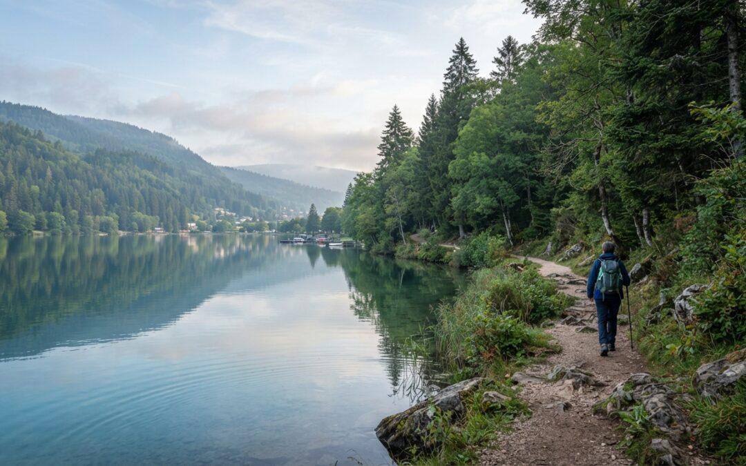 Découvrir le sentier du tour du lac de gérardmer : randonnée et paysages incontournables